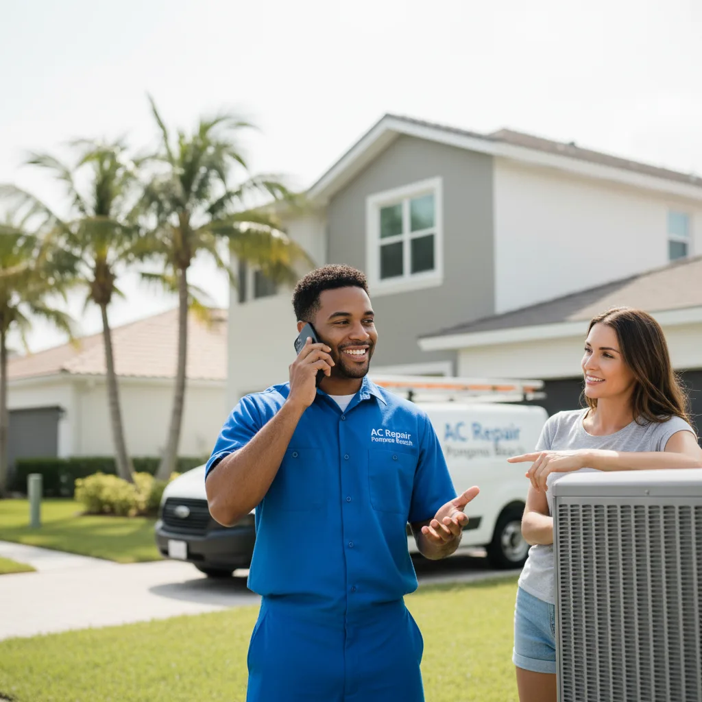 AC Repair Pompano Beach customer support in Plantation